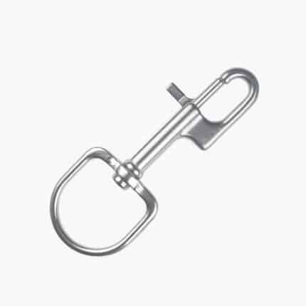 Stainless Steel Snap Hook with Swivel Ring - 110mm