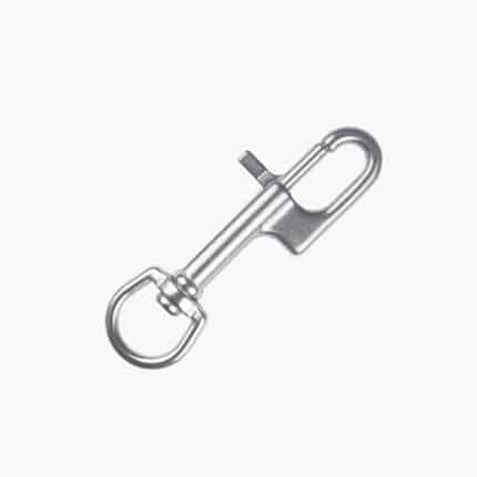 Stainless Steel Snap Hook with Swivel Ring - 94mm