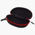 Zipped Swimming Goggles Case Opened
