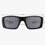 Wake Floating Sunglasses - Polarised Front Dimensions