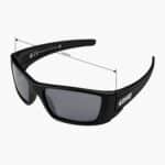 Wake Floating Sunglasses - Polarised Temple to Temple Dimensions