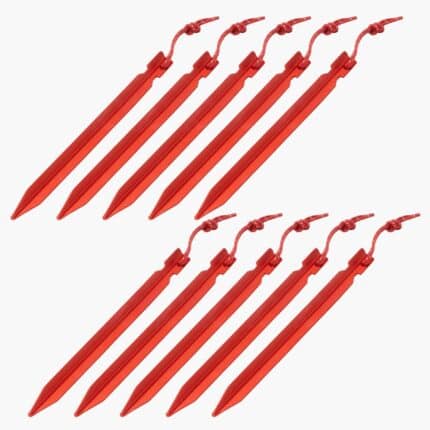 Aluminium Y-Beam Tent Pegs - 10 Pack - Set of 10 Pegs