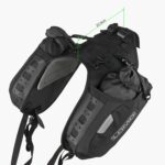Deluge 15L Angled Motorcycle Waterproof Dry Bag Panniers - Pair Harness Top Length