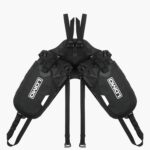 Deluge 15L Angled Motorcycle Waterproof Dry Bag Panniers - Pair Laid Flat